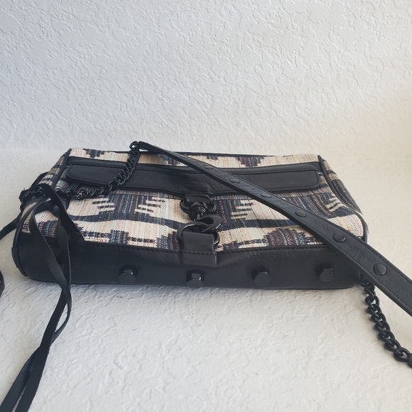 Rebecca Minkoff MAC Southwestern Woven Tweed Aztec Western Boho Bag - Picture 6 of 15